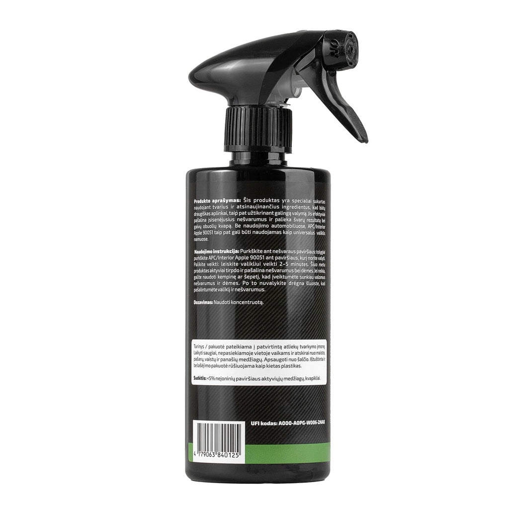 Salono ir universalus valiklis APC/INTERIOR APPLE 500 ml
