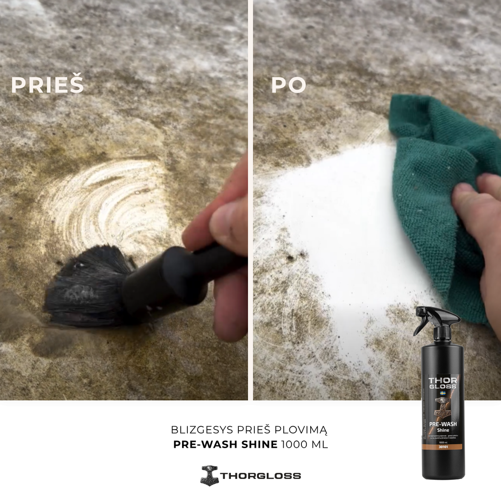 Blizgesys prieš plovimą PRE-WASH SHINE 1000 ml