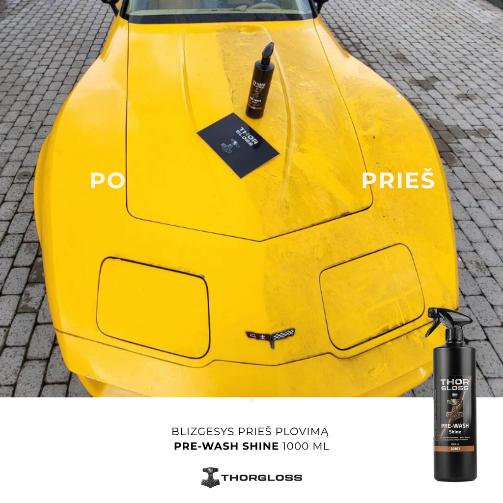 Blizgesys prieš plovimą PRE-WASH SHINE 1000 ml