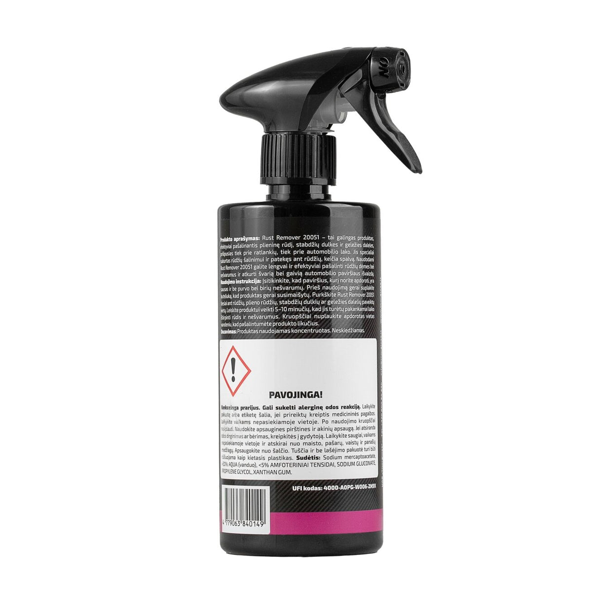 Dangos rūdžių valiklis RUST-REMOVER 500 ml