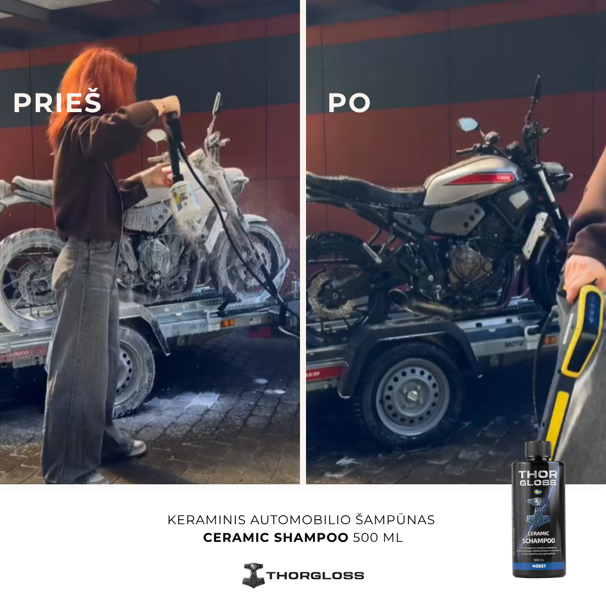 Keraminis automobilio šampūnas CERAMIC SHAMPOO 500 ml